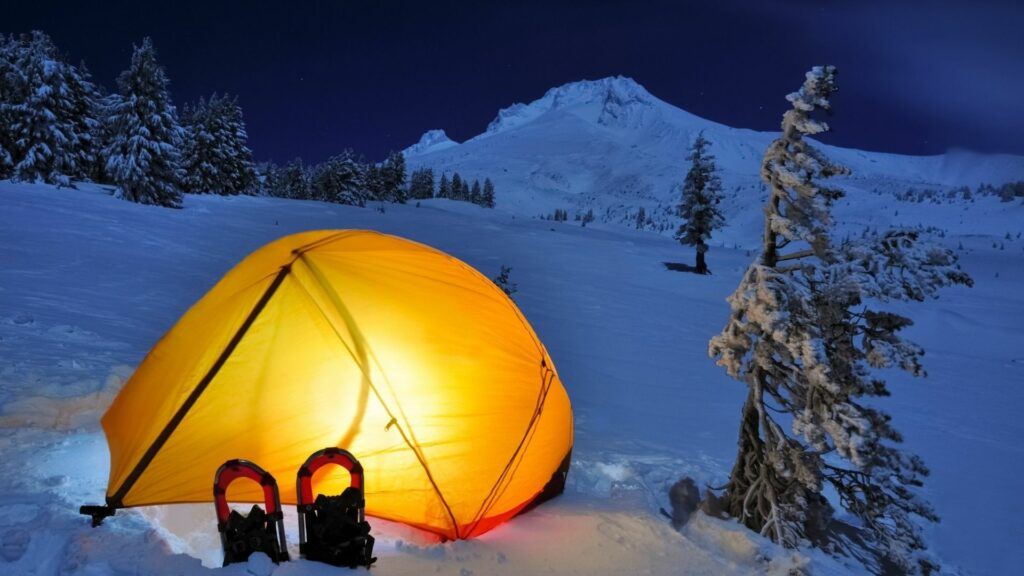 Night Snow Camping - Best Four Season Backpacking Tents